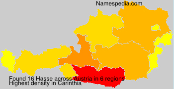 Surname Hasse in Austria Surname Hasse in Austria