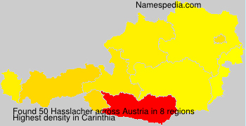 Surname Hasslacher in Austria