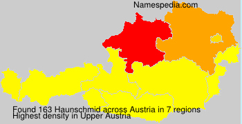Surname Haunschmid in Austria Surname Haunschmid in Austria