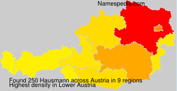 Surname Hausmann in Austria Surname Hausmann in Austria