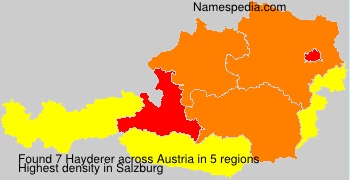Surname Hayderer in Austria Surname Hayderer in Austria