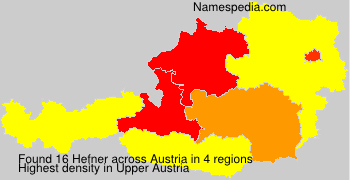 Surname Hefner in Austria Surname Hefner in Austria