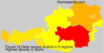 Surname Heier in Austria