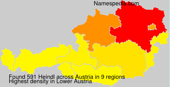 Surname Heindl in Austria
