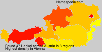 Surname Henkel in Austria