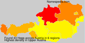 Surname Hepp in Austria Surname Hepp in Austria