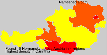 Surname Hermansky in Austria Surname Hermansky in Austria