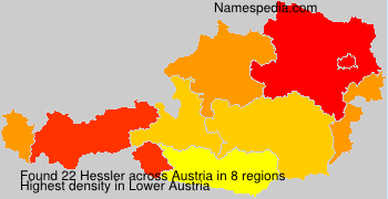 Surname Hessler in Austria Surname Hessler in Austria