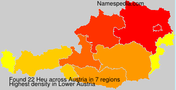 Surname Heu in Austria Surname Heu in Austria