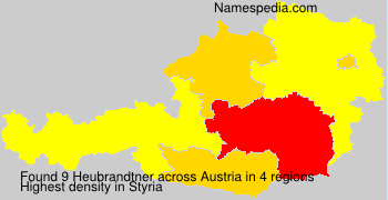 Surname Heubrandtner in Austria Surname Heubrandtner in Austria