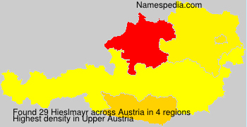 Surname Hieslmayr in Austria Surname Hieslmayr in Austria