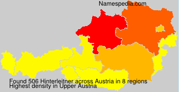 Surname Hinterleitner in Austria Surname Hinterleitner in Austria