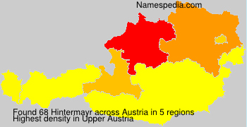 Surname Hintermayr in Austria Surname Hintermayr in Austria