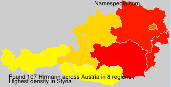 Surname Hirmann in Austria Surname Hirmann in Austria
