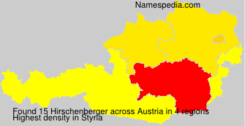 Surname Hirschenberger in Austria Surname Hirschenberger in Austria