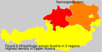 Surname Hirschlinger in Austria Surname Hirschlinger in Austria