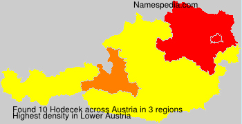 Surname Hodecek in Austria Surname Hodecek in Austria