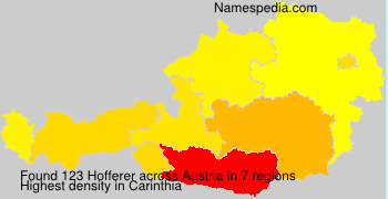 Surname Hofferer in Austria Surname Hofferer in Austria