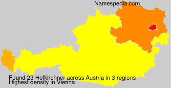 Surname Hofkirchner in Austria Surname Hofkirchner in Austria