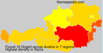 Surname Hogerl in Austria Surname Hogerl in Austria