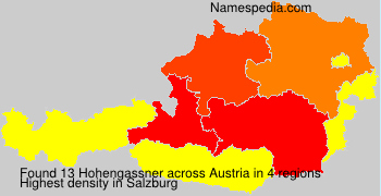 Surname Hohengassner in Austria Surname Hohengassner in Austria