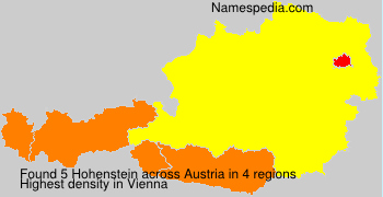 Surname Hohenstein in Austria Surname Hohenstein in Austria