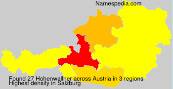 Surname Hohenwallner in Austria Surname Hohenwallner in Austria