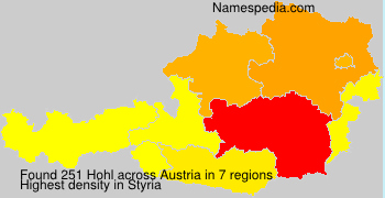 Surname Hohl in Austria Surname Hohl in Austria