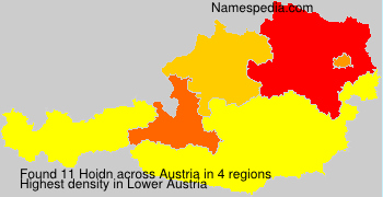 Surname Hoidn in Austria