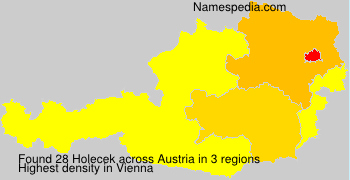 Surname Holecek in Austria Surname Holecek in Austria