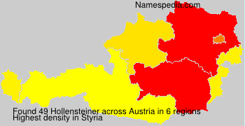 Surname Hollensteiner in Austria Surname Hollensteiner in Austria