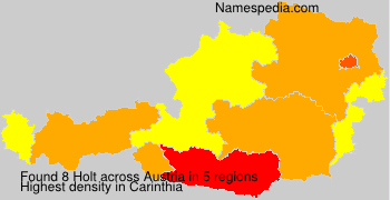 Surname Holt in Austria Surname Holt in Austria