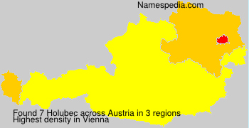 Surname Holubec in Austria Surname Holubec in Austria