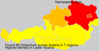 Surname Holzschuh in Austria