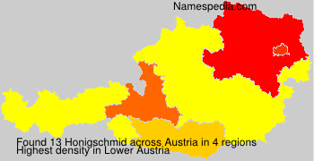 Surname Honigschmid in Austria Surname Honigschmid in Austria