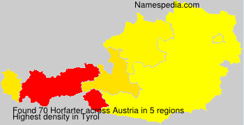 Surname Horfarter in Austria Surname Horfarter in Austria