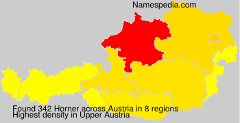 Surname Horner in Austria Surname Horner in Austria