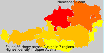 Surname Horny in Austria Surname Horny in Austria