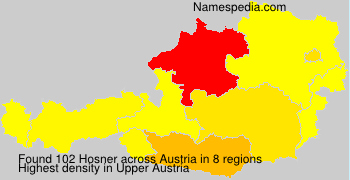 Surname Hosner in Austria Surname Hosner in Austria