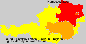Surname Hosticky in Austria Surname Hosticky in Austria