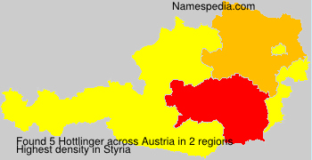 Surname Hottlinger in Austria Surname Hottlinger in Austria