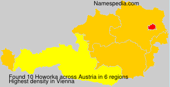 Surname Howorka in Austria Surname Howorka in Austria