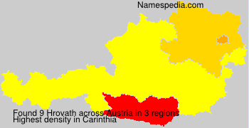 Surname Hrovath in Austria Surname Hrovath in Austria