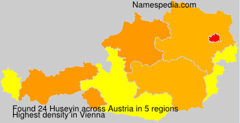 Surname Huseyin in Austria Surname Huseyin in Austria