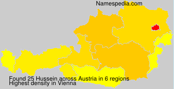 Surname Hussein in Austria Surname Hussein in Austria