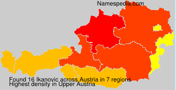 Surname Ikanovic in Austria Surname Ikanovic in Austria