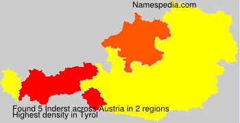 Surname Inderst in Austria Surname Inderst in Austria