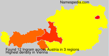 Surname Ingram in Austria Surname Ingram in Austria