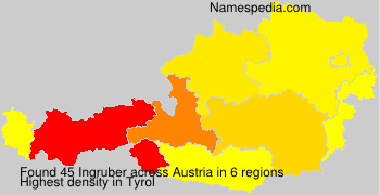 Surname Ingruber in Austria Surname Ingruber in Austria