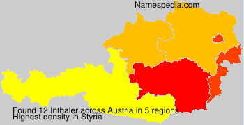 Surname Inthaler in Austria Surname Inthaler in Austria